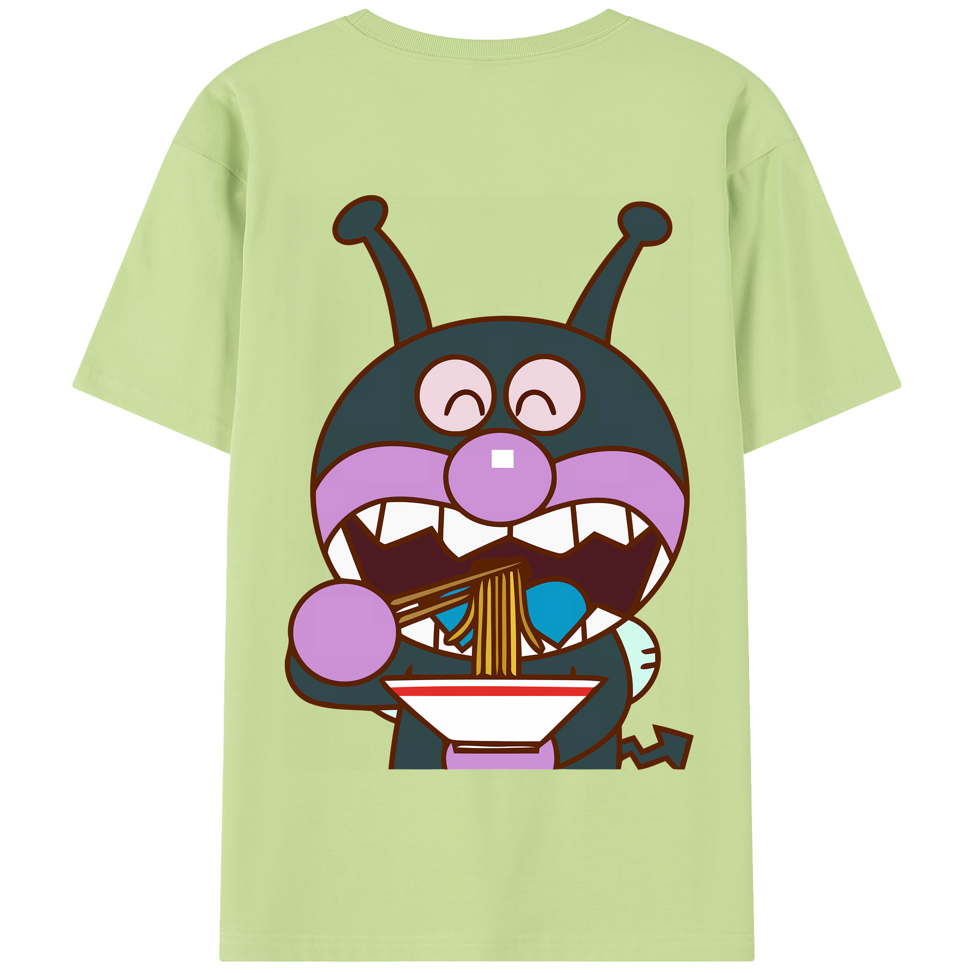 （画像用） アンパンマン Anpanman 綿100％半袖Tシャツ（背面プリント）
